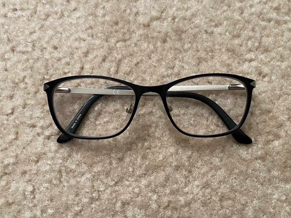 GUESS Eyeglasses GU50044-001-57 Size 57/17/rectangular BRAND NEW W CASE GUESS Gold Eyeglass Frames for sale | eBay main image 2