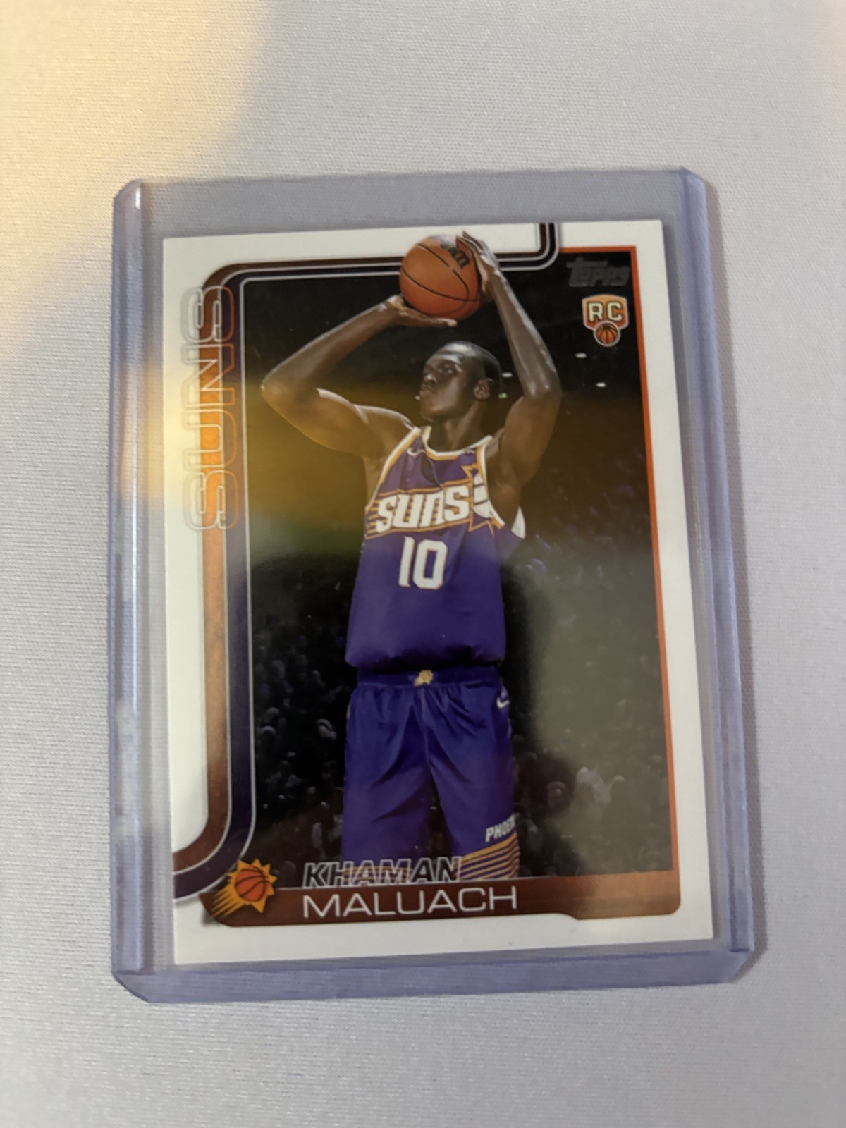 2025-26 Topps Basketball Khaman Maluach #210 Rookie RC Base Card