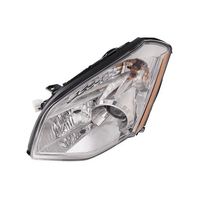 Fits Nissan Maxima 2007-2008 Halogen Type Headlight Driver Side NI2502179 Chrome
