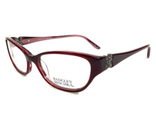 Badgley Mischka Brillengestell Lela Cabernet CAB Rote Kristalle 52-15-135