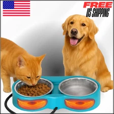 Pet Heated Bowl Freeze-Proof Warming Animal Food Feeder Cat Dog Anti-Chew Cord