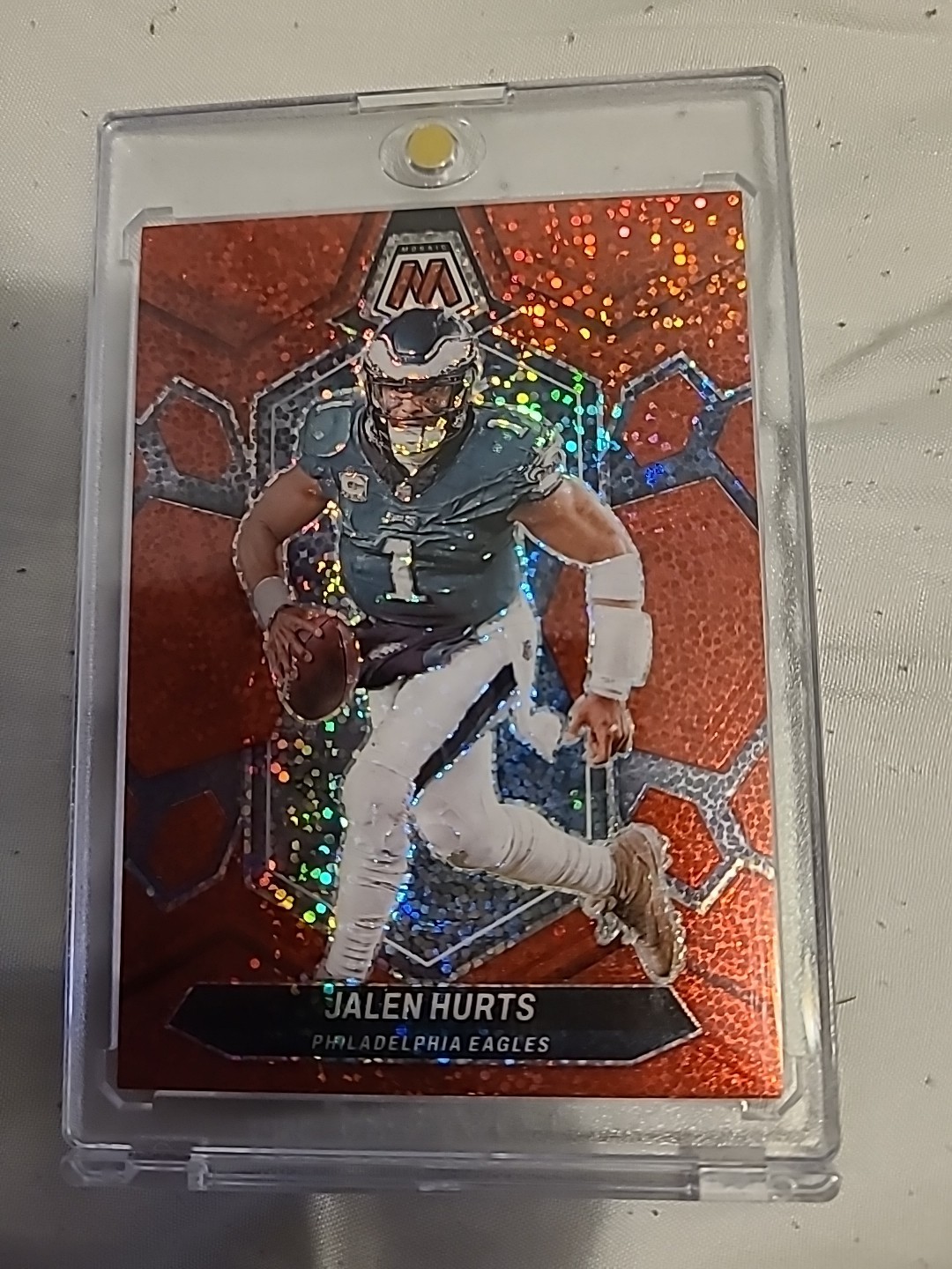 2024 Panini Mosaic - Jalen Hurts #176 Red Sparkle Prizm