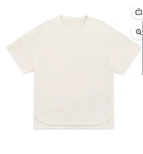 Women’s Member's Mark Sandwash Short Sleeve Tee with Drop-tail Hem size XL #NWT