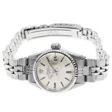 ROLEX Oyster perpetual date 6517 WG bezel Cal.1161 Automatic Ladies Watch_962755
