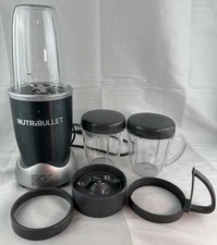 NutriBullet Magic Bullet Smoothie Blender NB-WL007A-02 Lot 2 Blades 3 Cups +more