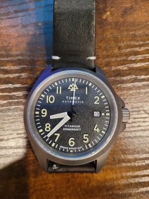 Timex Expedition North: Automatic Titanium 200m 41mm Black Watch