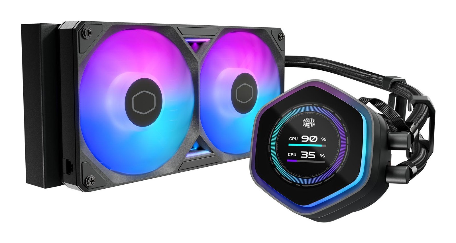 Cooler Master MasterLiquid Atmos II 240 LCD Black Processor Liquid cooling kit