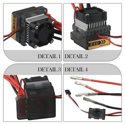 RC -Modellauto -Boot Externe Ubec K��hlk?rper Leistungsstarke Leistung L��fter