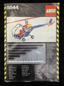 Vintage LEGO Technic Ideas Book 8888 + Extra Manuals - 8844, 8848, 854 & 856