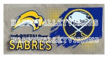 BUFFALO Hockey Team UV DTF Waterproof Transer Sticker Cup Wrap DIY Glasses