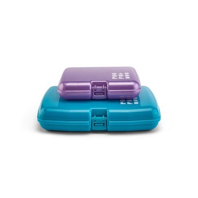 Caboodles care pack lil bit set purple teal