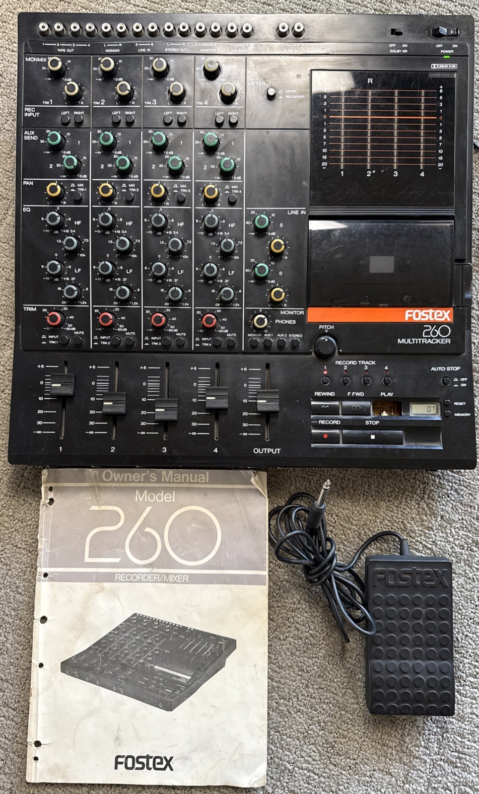 4-track Multitracker Rca Eq Home Studio