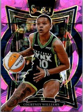 Courtney Williams 2025 Panini Select WNBA Pink Ice #23 Minnesota Lynx