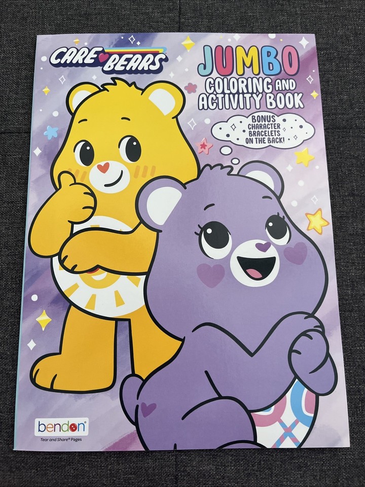Care Bears Jumbo Coloring & Activity Book Puzzles Games & Coloring ...