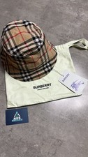 Burberry Vintage Check Cotton Bucket Hat - Brand New With Tags!