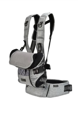 Monbebe 4-in-1 Convertible Baby Carrier Gray, Infant, Unisex USED