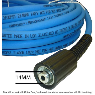 #ad USA Made Kink Resistant 50ft Pressure Washer Hose UBERFLEX $106.16