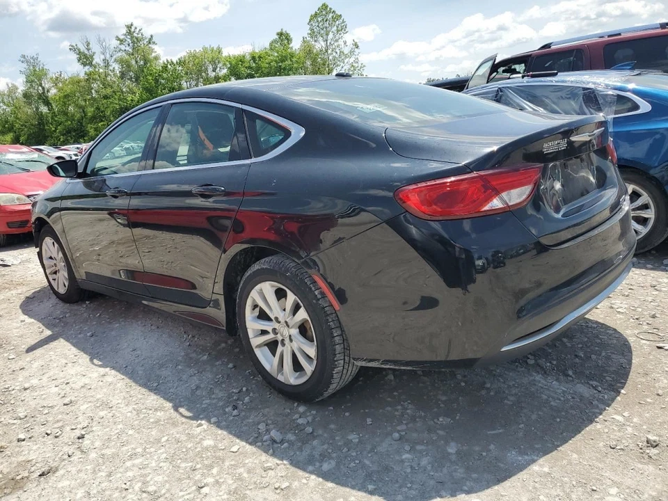 2015 Chrysler 200 Left Rear Door Panel Trim Black Used 414146 - Изображение 3 из 4