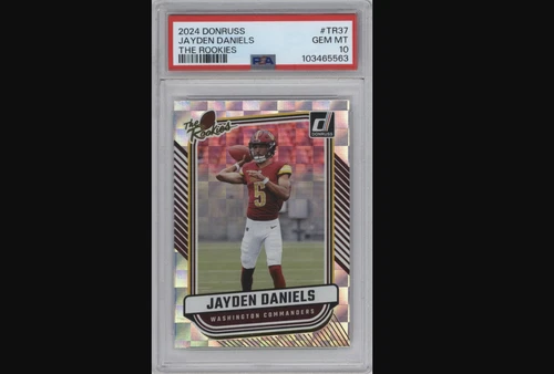 2024 Donruss Jayden Daniels #TR-37 The Rookies PSA 10