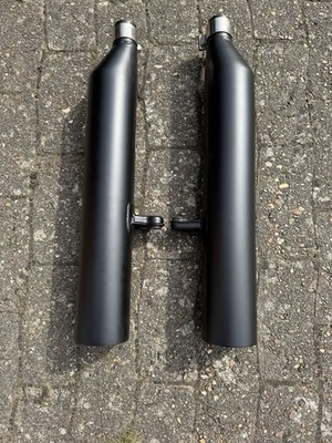 Indian Sport Chief Auspuff Original Auspuff Schwarz