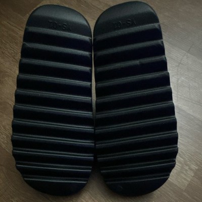 Yeezy Slide Onyx Black YS-01 EVA Foam Minimalist Slip On Sandals
