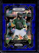 2024 Panini Prizm Tyler Soderstrom Blue Ice Rookie RC #266 Athletics