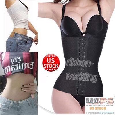 Corset Waist Trainer Cincher Slimming Body Shaper Long Torso for Weight Loss US