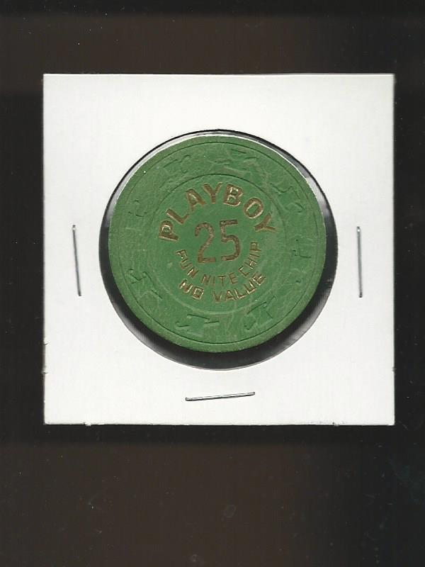 Playboy 25 Fun Nite Chip No Value Casino Chip eBay