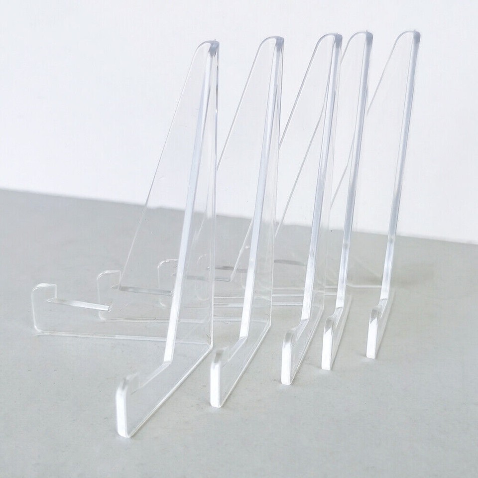 1020Pcs Clear Acrylic Trading Card Stands for Coins Sports Cards