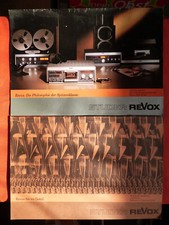Studer Revox documentation on all components of the Revox HiFi chain 1981 24 pages