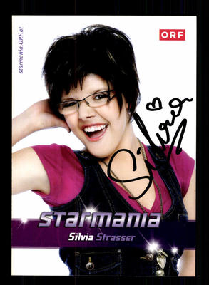 Silvia Strasser Autograph Card Original Signed # BC 96820