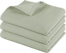 Hotel Quality Kitchen Tea Towels & Waffle Weave Professional Grade Cotton 45 X70