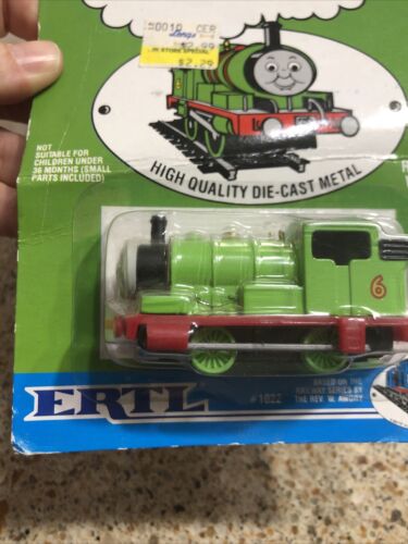 Ertl 1022 Thomas & Friends Die Cast Percy Il Piccolo Motore 1987 Nuovo Vecchio Stock - Foto 3 di 10