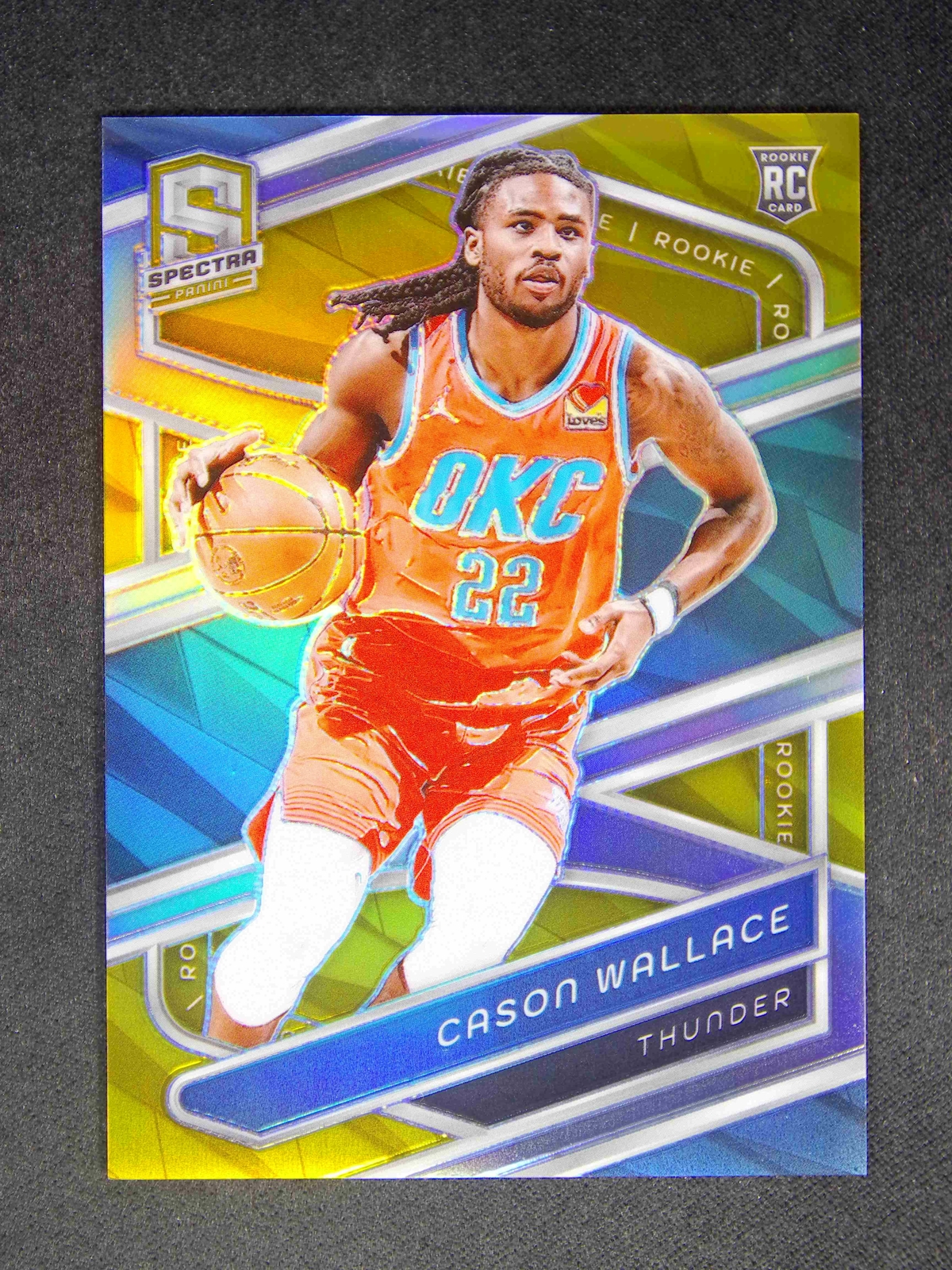 2023-24 Panini Spectra Cason Wallace #164 RC Rookie Gold /10