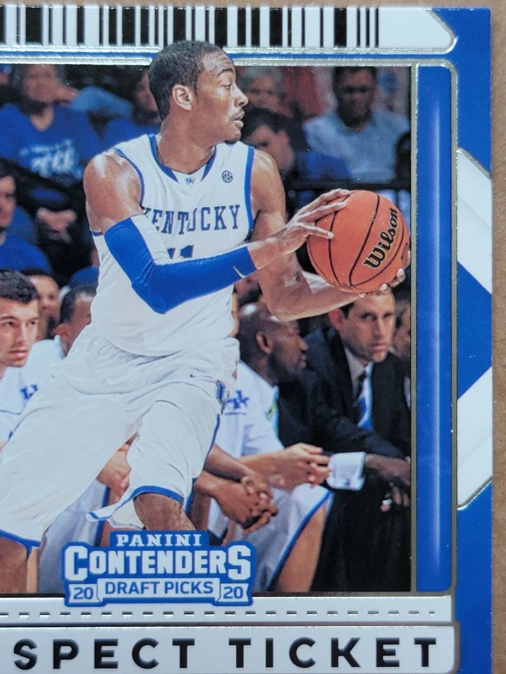 Баскетбольная карточка Джона Уолла 2020–21 Panini Contenders Prospect Ticket No34 - Изображение 3 из 4