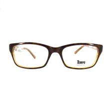Tempo WP 5101 TO Eyeglasses Frames Brown Rectangle Tortoise 49-17 135 mm