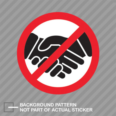 Social Distancing Avoid Close Contact Sticker distance vB