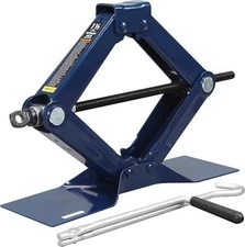 TCE 1.5 Ton (3,000 lb) Torin Steel Scissor Lift Jack Car Kit, Blue