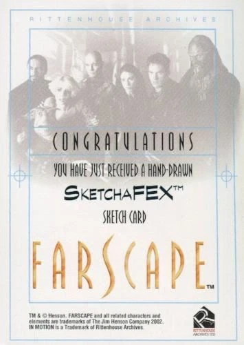 Farscape Season 4 Artist John Czop Autograph Sketch Card Sikozu - Image 2 of 2