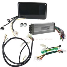 48V-64V 1000W-1800W Brushless Electric Motor Controller W/Display Wiring for ATV