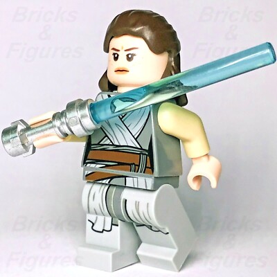 LEGO Star Wars Rey Minifigure Grey Robe The Last Jedi Padawan 75189 75216  sw0866