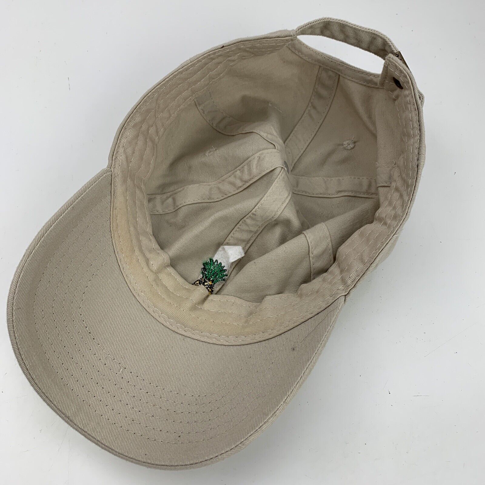 Pineapple Beige Ball Cap Hat Adjustable Baseball - image 5