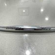 NOS NEW MONTY TRIALS BIKE STEEL HANDLEBARS  VINTAGE BMX 680 mm MTB 1 1/8