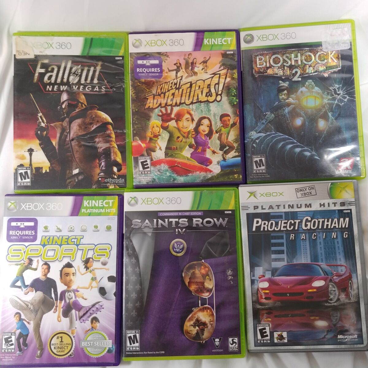 Lot of 6 Xbox 360 Games