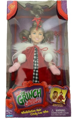 How The Grinch Stole Christmas Cindy Lou Who Doll Whobilation Hair 17  40392 NIB