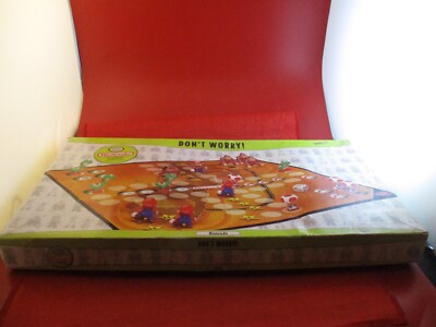 Don't Worry Nintendo Mario Themed 1998 Board Game Donkey Kong Yoshi Toad w/ Box!