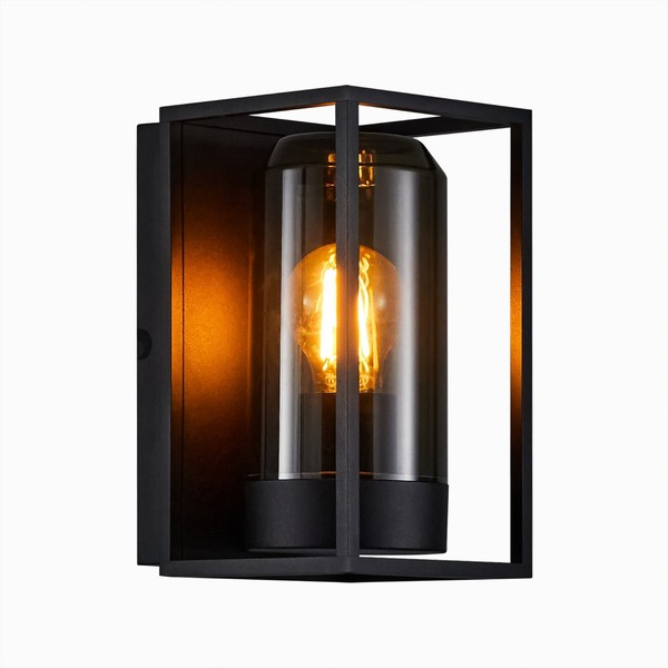 Nordlux | Griffin | Wandleuchte | Rauchfarben | E27 | IP44 | Dimmbar-image