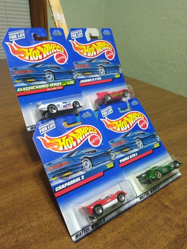 Chaparral 2 1999 Hot Wheels, Panoz GTR-1, Jaguar D-Type y Sol-Aire CX4 NUEVO EN CAJA - Imagen 9 de 12