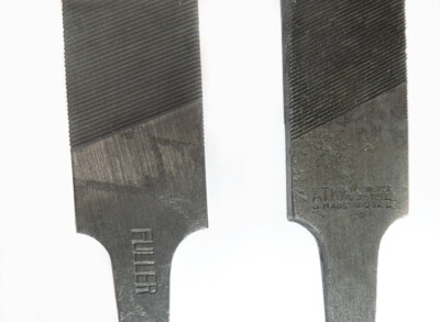 Pair of Vintage 8 inch Mill Files, Atkins and Fuller