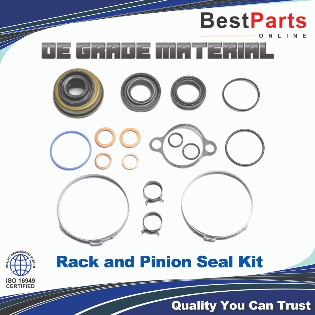 Power Steering Rack and Pinion Seal Kit for Mazda 323 88-89 Ref
